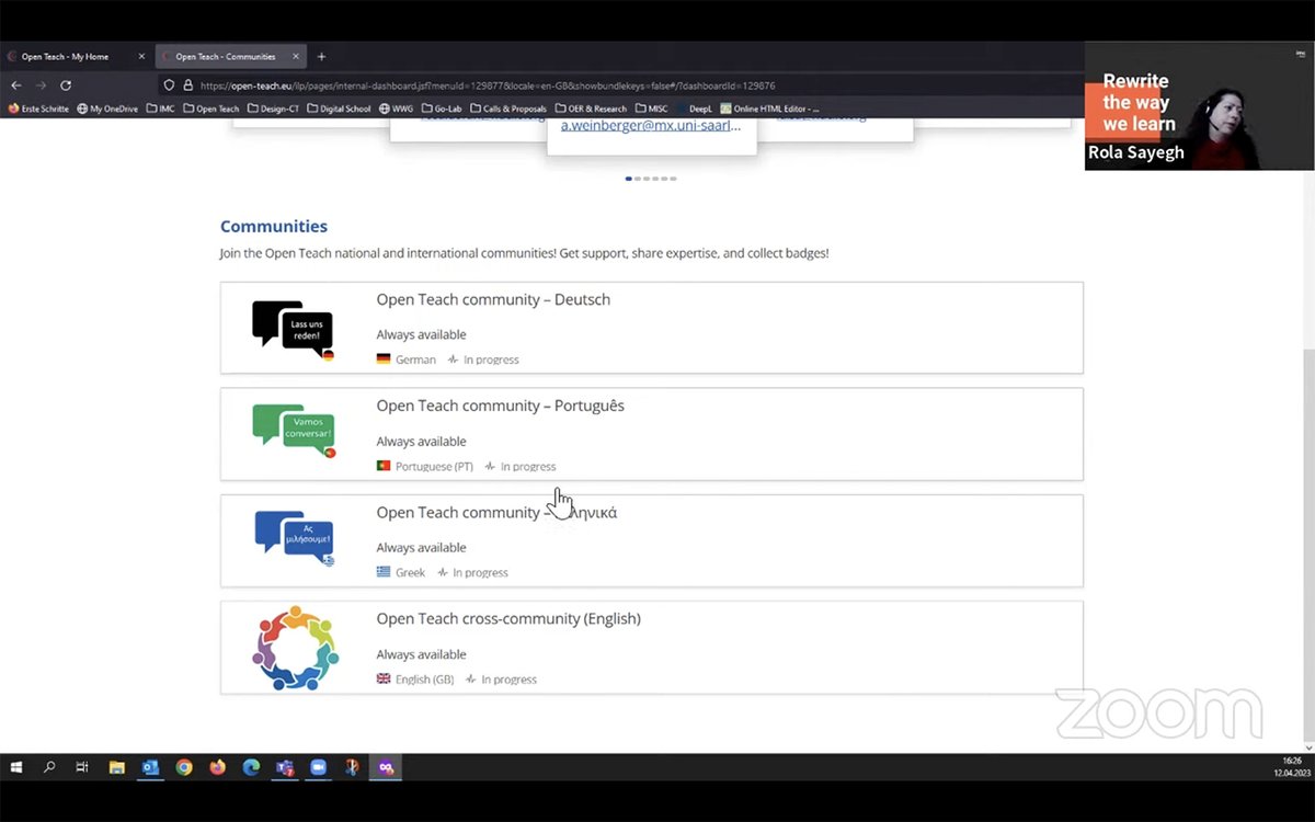 OpenTeachEU's tweet image. 📍 The Open Teach project resources were presented yesterday at the @LfE_EUProject  #Webinar - Transforming School Education with Open Education Resources and Practices.
#OpenTeachProject #OER #OEP