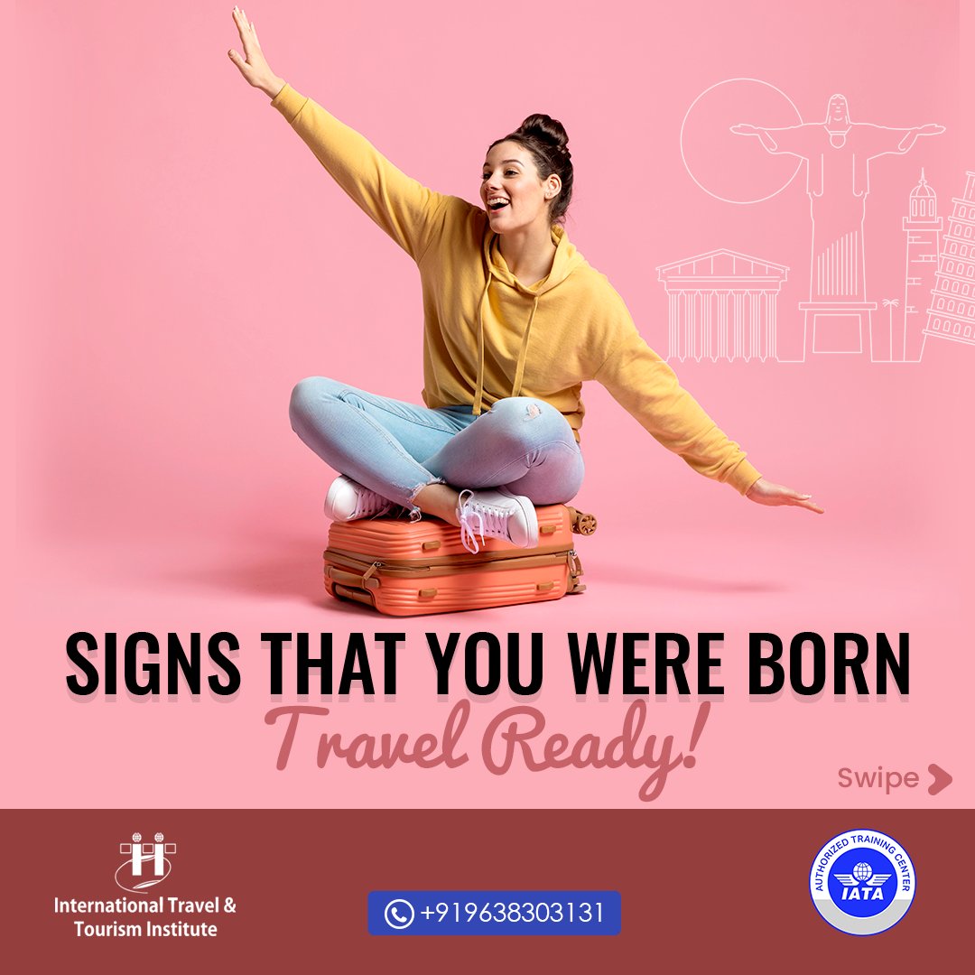 ITTI_Ahmedabad's tweet photo. Don't keep dreaming, make TRAVELLING your reality! Join our fresh batch to get an International certification from IATA.
Enquire now - https://t.co/IWr9aZtOCg
#Travel #Tourism #iata_authorized #iatatraining #ITTIAhmedabad https://t.co/8IIFFm6XP1