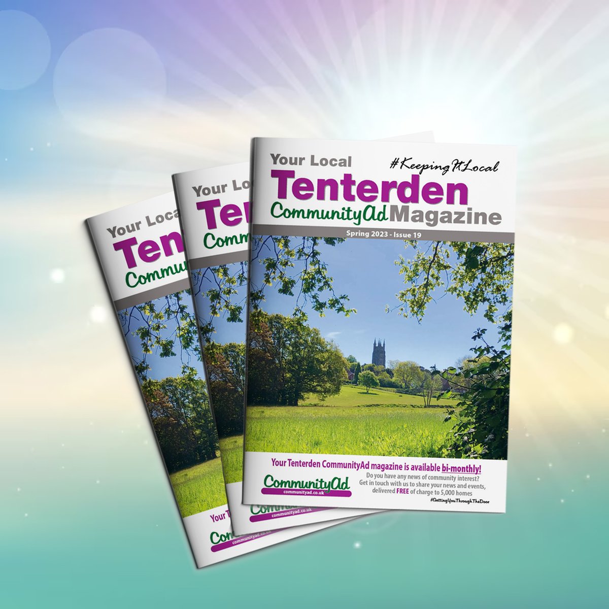 Happy Monday!

Kick-start your week by catching up with the latest going on in and around Tenterden! Check out the latest issue of the Tenterden CommunityAd Magazine!
bit.ly/tenterdenmagaz…

#Kent #VisitKent #SupportLocal #CommunityAdvertising #KeepingitLocal #CommunityMagazine