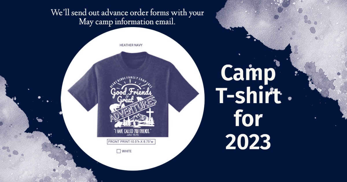 Heart_Ridge's tweet photo. Families love our camp t-shirts.  I thought I'd give you all a sneak peak at this year's. https://t.co/WsPZ32aq3q