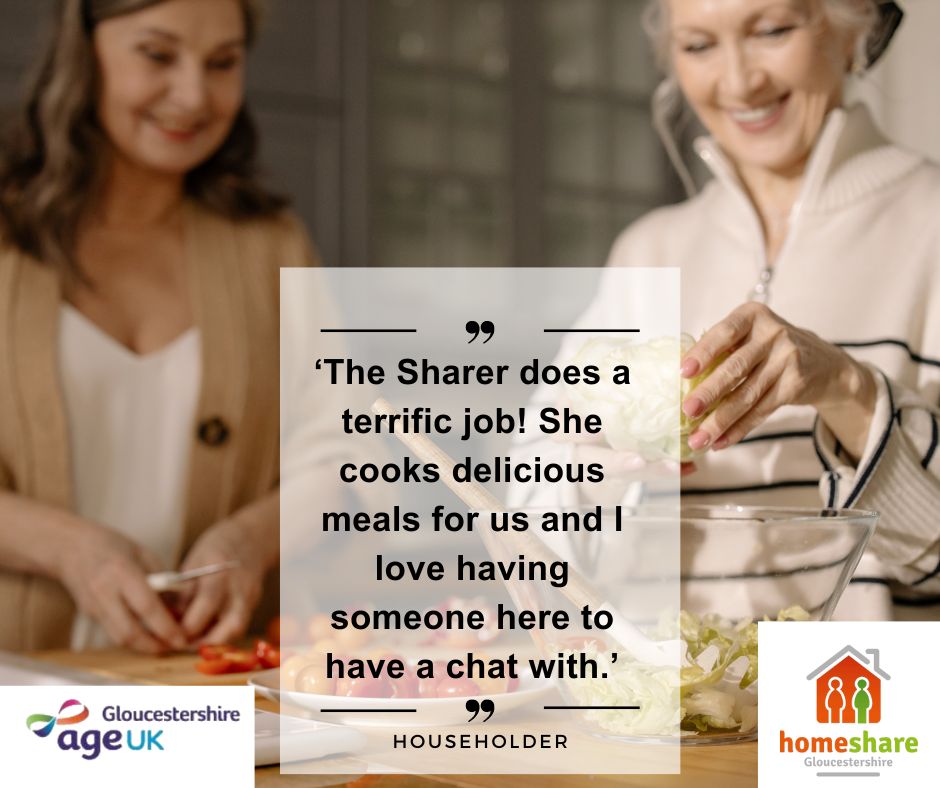 Lovely feedback from one of our #Homeshare matches!
#ThinkHomeshare #HomeshareUKNetwork #BetterShared #homesupport #company #friendship #affordable #housingcrisis #costofliving