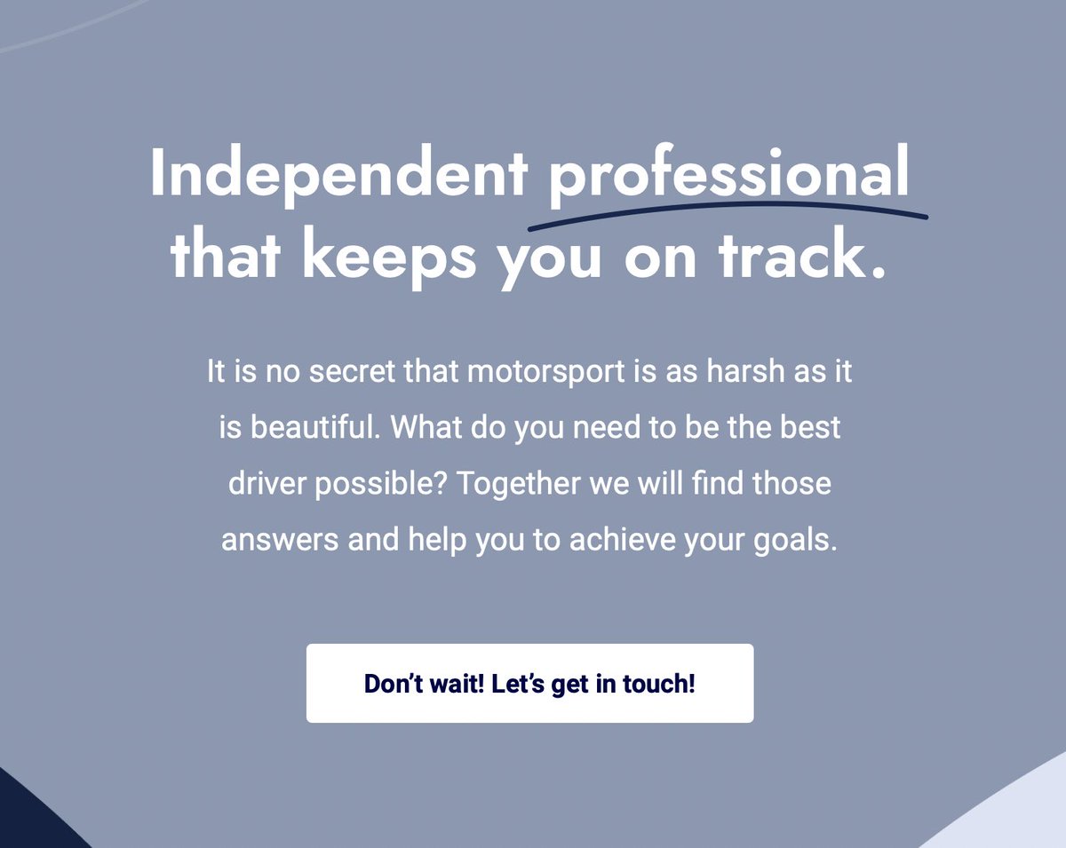 InfoYDCCS's tweet photo. • Take control of your thoughts and accelerate your racing career! •

I am very pleased and excited to announce that my website is now live!

https://t.co/L3CuNEz8Pj https://t.co/BFJB74Up9V