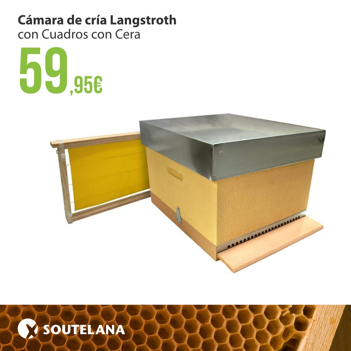 F_Soutelana's tweet image. Cámaras de cría #Langstroth, fabricadas en madera de pino con certificado de tratamiento ippc

Disponibles (SIN ESPERAS) en nuestra tienda de #SoutelodeMontes o en la web soutelana.com

#apicultura #miel #mel #galicia #pontevedra #forcarei