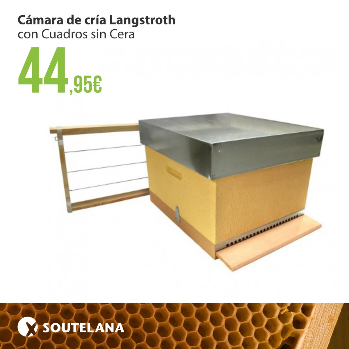 F_Soutelana's tweet image. Cámaras de cría #Langstroth, fabricadas en madera de pino con certificado de tratamiento ippc

Disponibles (SIN ESPERAS) en nuestra tienda de #SoutelodeMontes o en la web soutelana.com

#apicultura #miel #mel #galicia #pontevedra #forcarei