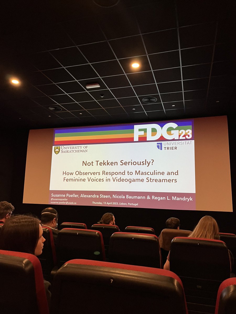 NeilSpiteri's tweet photo. I loved all of the presentations at #FDG2023 so far, especially these talks by @susannepoeller and @helsby_laura. The results and studies were extremely telling and insightful! https://t.co/fPTY3dFj0L