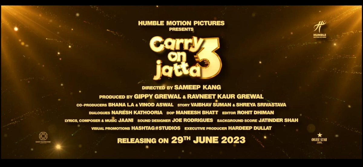 teaser Ko dekhkar to Sabhi log bahut jyada khush hai sach mein bahut jyada Achcha teaser hai
#CarryOnJatta3Teaser