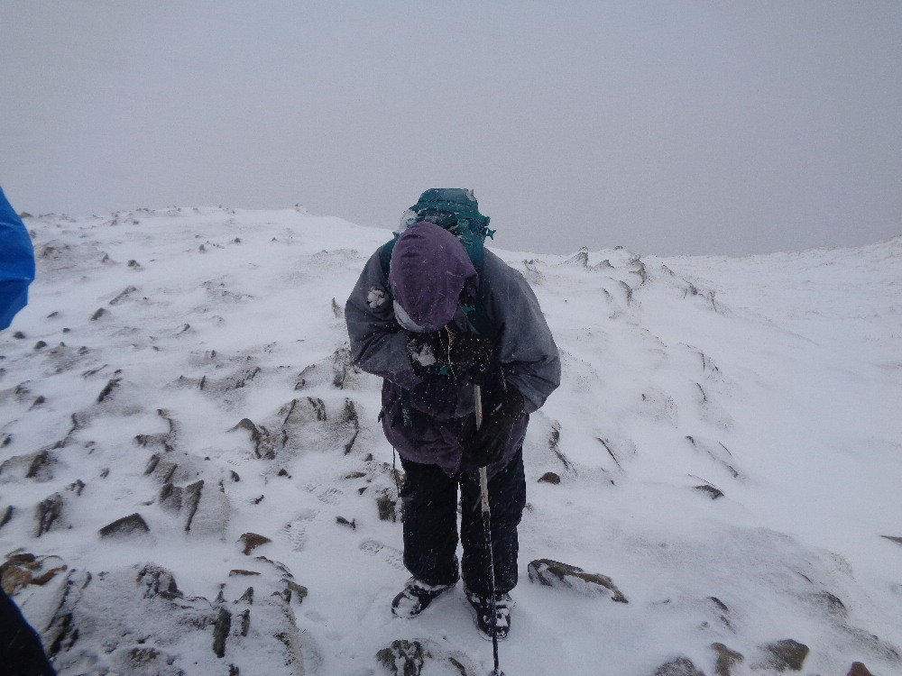 KnipeMike's tweet image. Crook and Weardale Ramblers do blizzards. (Fells above Newlands valley)