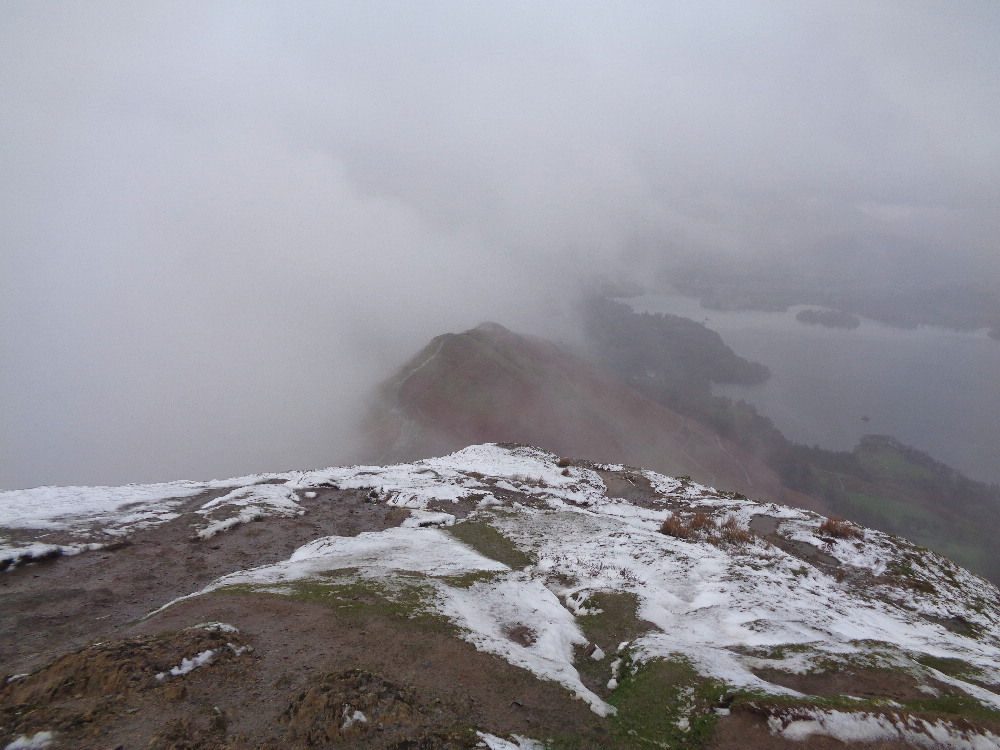 KnipeMike's tweet image. Crook and Weardale Ramblers do blizzards. (Fells above Newlands valley)