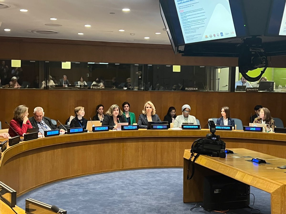 dienekeita's tweet photo. What an inspirational member states  event on #DemographicResilience #education #LifeLongLearning #Moldova #Bulgaria #Serbia #Japan #Cuba #CPD56 #LeaveNoOneBehind #TheMarchContinues @UNFPA @lachezarastoeva https://t.co/euUhUyVlIY