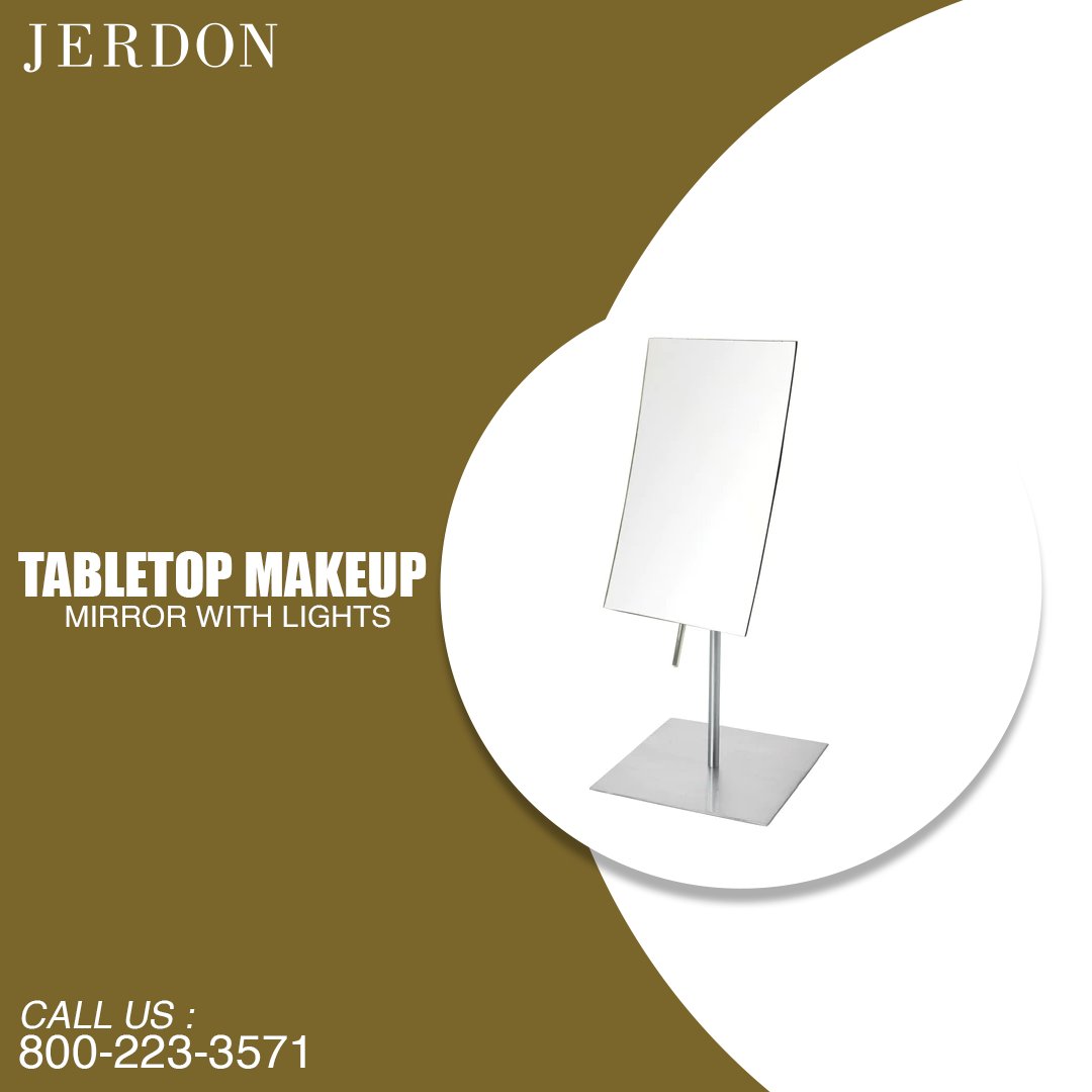 Transform your makeup routine with Jerdon Style's Classic Trifold Mirror! Featuring cool fluorescent lighting and adjustable side mirrors for a panoramic view. Shop now!

#lightedmirrors #makeupmirrors #magnifyingmirrors #makeup #mirror #jerdonstyle