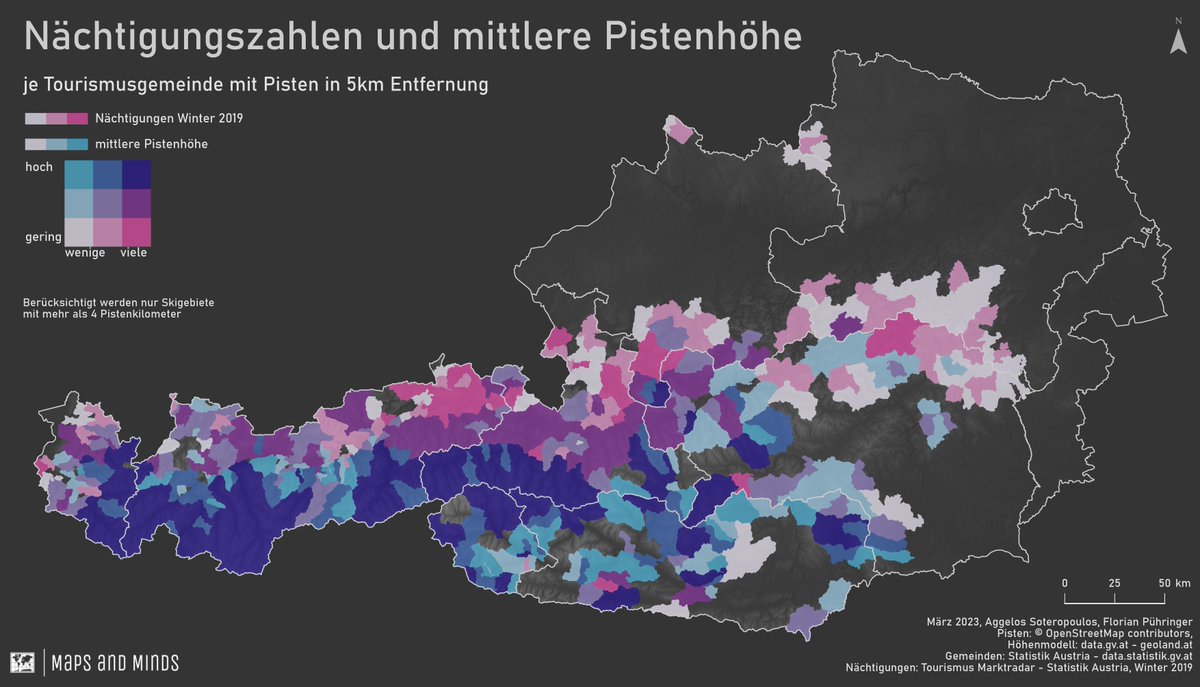 puehflo's tweet photo. #Klimakrise trifft Wintertourismus - doch die Betroffenheit ist regional unterschiedlich. #MapsandMinds wirft einen Blick auf die Höhenlage der öst. Skipisten und macht deutlich, wo zukünftig über ganzjährige Angebote nachgedacht werden muss.
https://t.co/o0nhqC0VOR https://t.co/xL8BIYLSSW