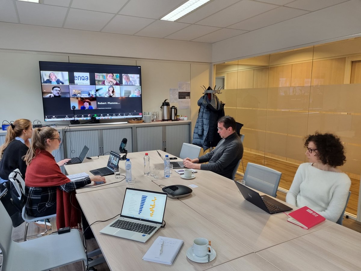 eqanie's tweet photo. #RT @ENQAtwt: Today the Expert Board of the #QAFIT project met to give feedback on the papers drafted to present the mapping of QA activities and views from stakeholder groups. Rich discussions and valuable feedback. https://t.co/YItRKRRy8e