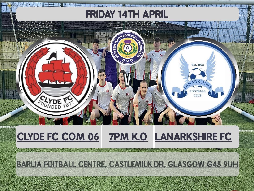 ClydeFCCom06's tweet image. 🏆Divisional Cup Qtr Final 💥. Why not come along and show your support.  Please share.  #bullywee @ClydeFoundation @ClydeFCPodcast @ClydeFC #sfa