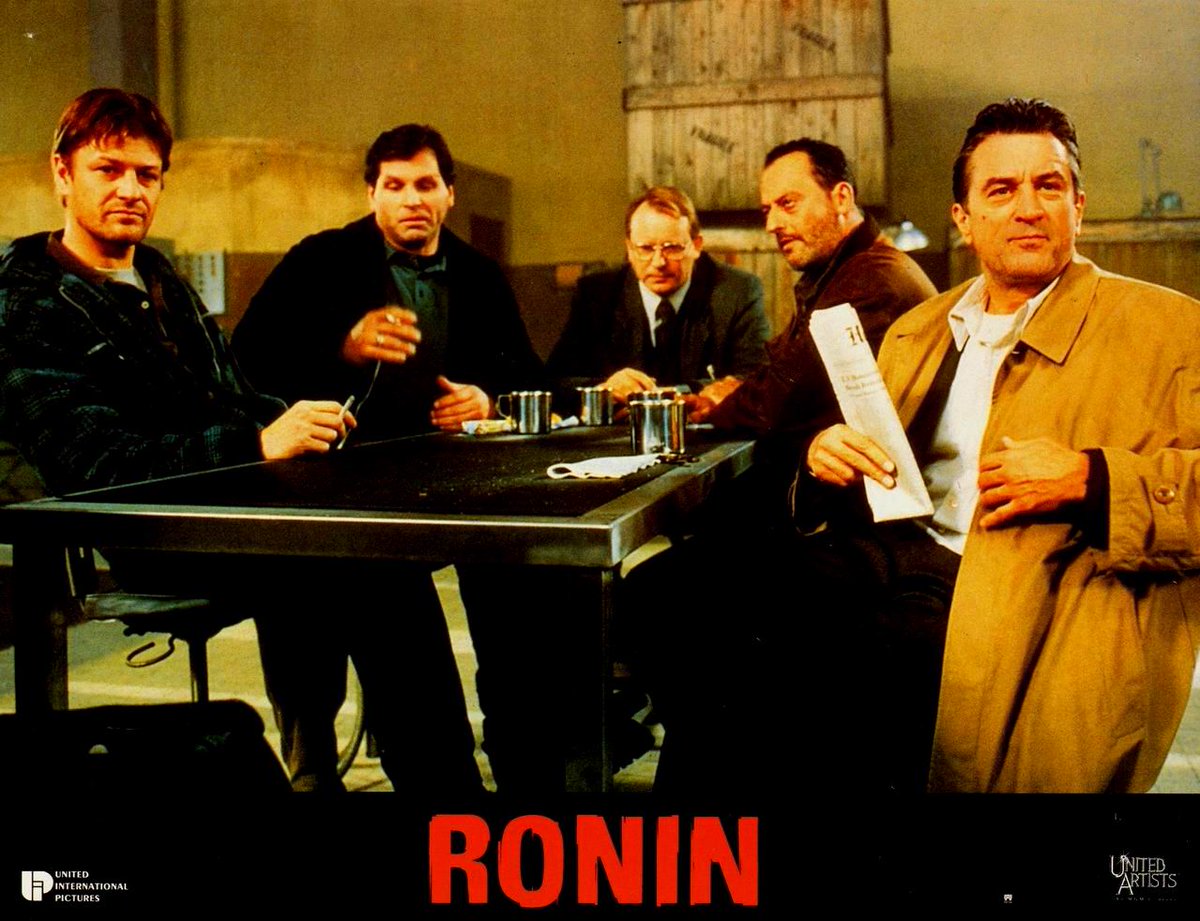 'ronin'
#johnfrankenheimer #movie #cast #promo #still #seanbean #skippsudduth #stellanskarsgard #jeanreno & #robertdeniro (1998)