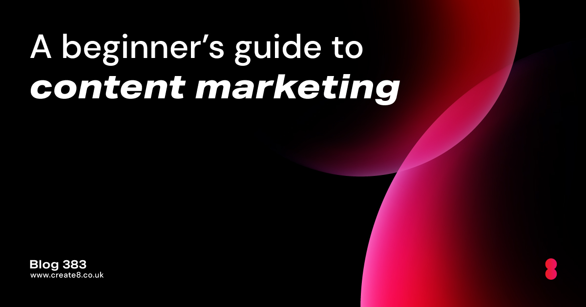 Create8Ltd's tweet image. Unlike traditional marketing techniques that can be pushy and disruptive, content marketing is about building awareness and trust over time. 
create8.co.uk/a-beginners-gu…
#Create8