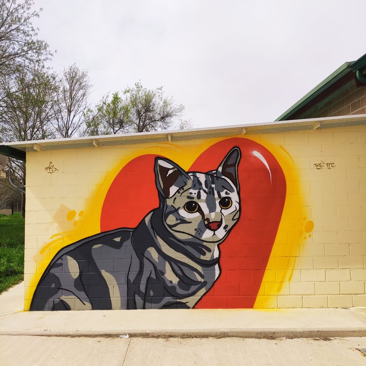 getafejoven's tweet photo. #ArteUrbano de lujo en Getafe para nuestro Centro de Proteccion Animal. Nks, Posy, Tras, y Skew, del programa #ExpressArte #GetafeJoven, han colaborado con #LYMA para animar a las mascotas huérfanas que buscan familia. ¿𝐎𝐬 𝐠𝐮𝐬𝐭𝐚 𝐜ó𝐦𝐨 𝐡𝐚 𝐪𝐮𝐞𝐝𝐚𝐝𝐨? https://t.co/wdUHaf7wXp