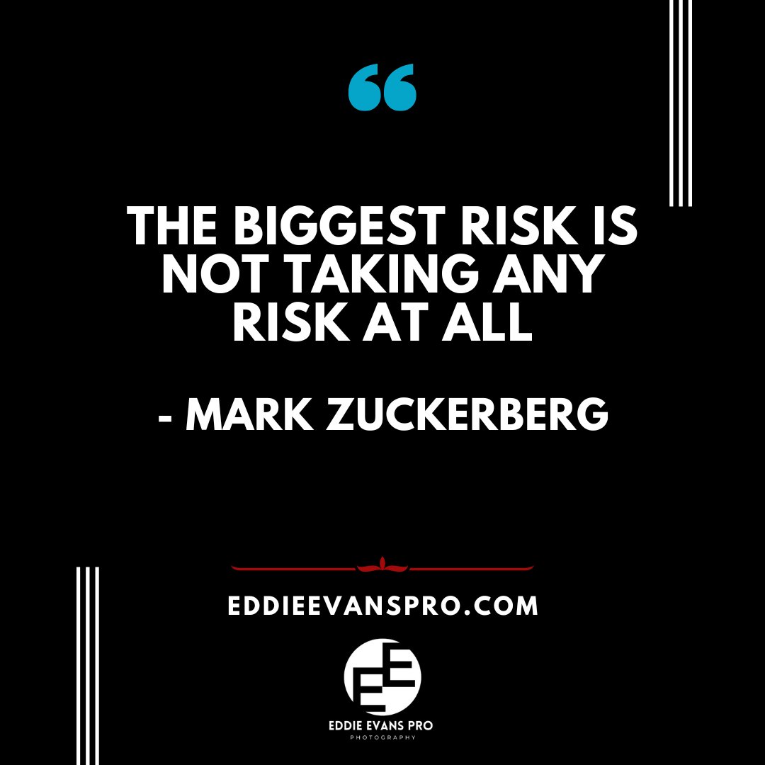 eddieevanspro's tweet photo. Drop a 💯 in the comments if you agree.  What was the biggest risk you took and was it worth it?? 

Follow @eddieevanspro_ for business motivation and photography tips and tutorials 👊🏽

Let's build. https://t.co/lOzsKtlBzH
