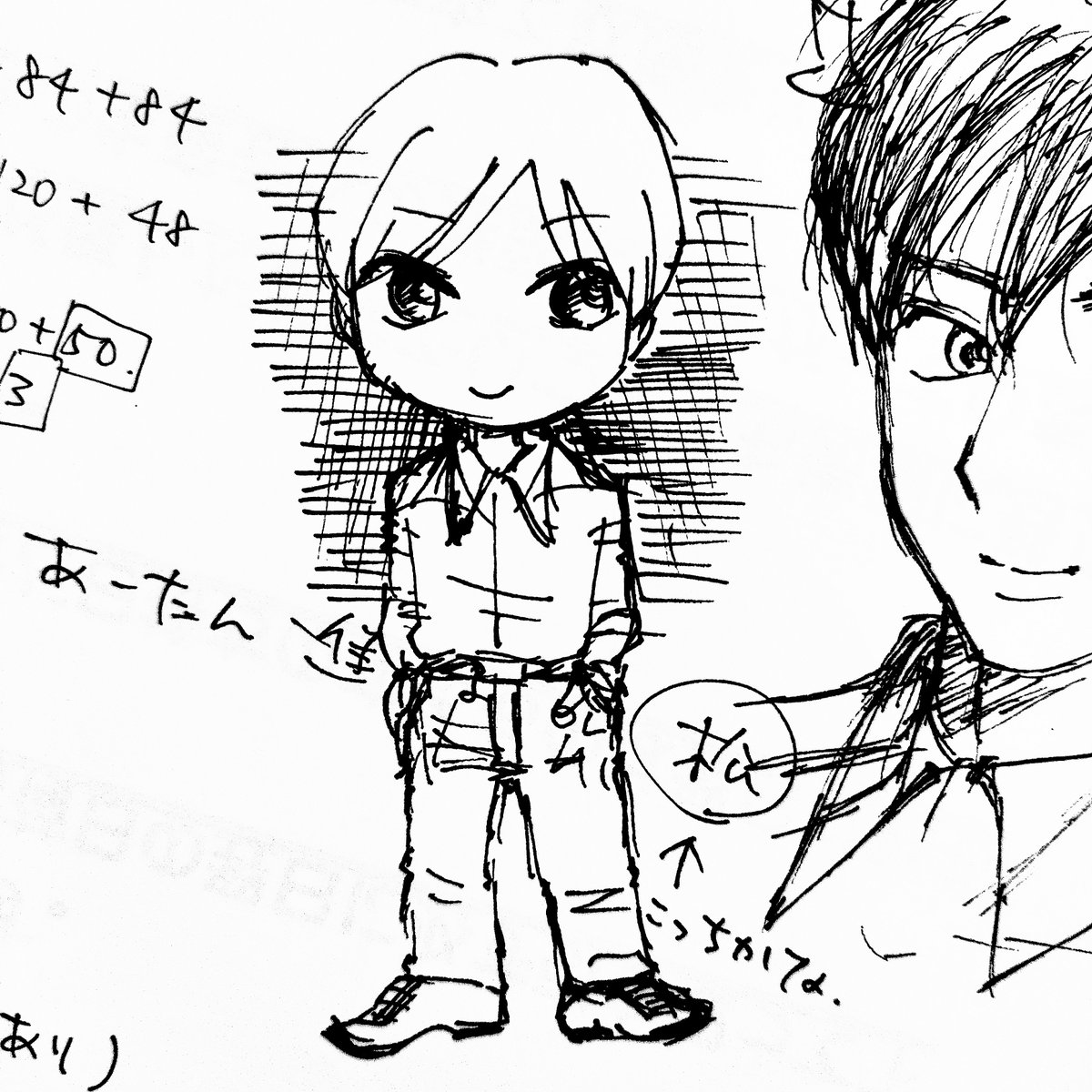 首のあるミニキャラってどう描けばいいのかしら？
#らくがき https://t.co/bIPNPxeYcM