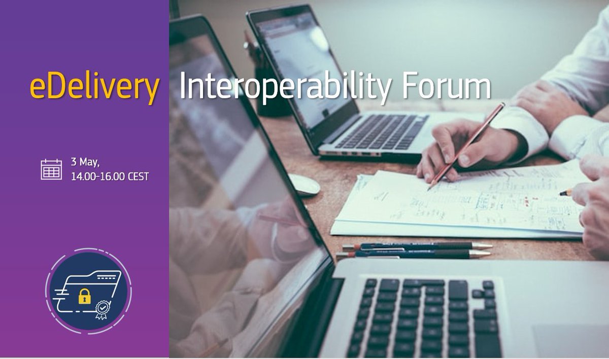 EU_DIGIT's tweet photo. Are you an #eDelivery service &amp; solution provider looking to express your views &amp; share best practices on the building block's development? 

🇪🇺 Apply for the eDelivery #InteroperabilityForum 

🗓️ The next meeting will take place on May 3!

Apply here▶️https://t.co/Eey3iRBwGy https://t.co/ej1r76L6Yb