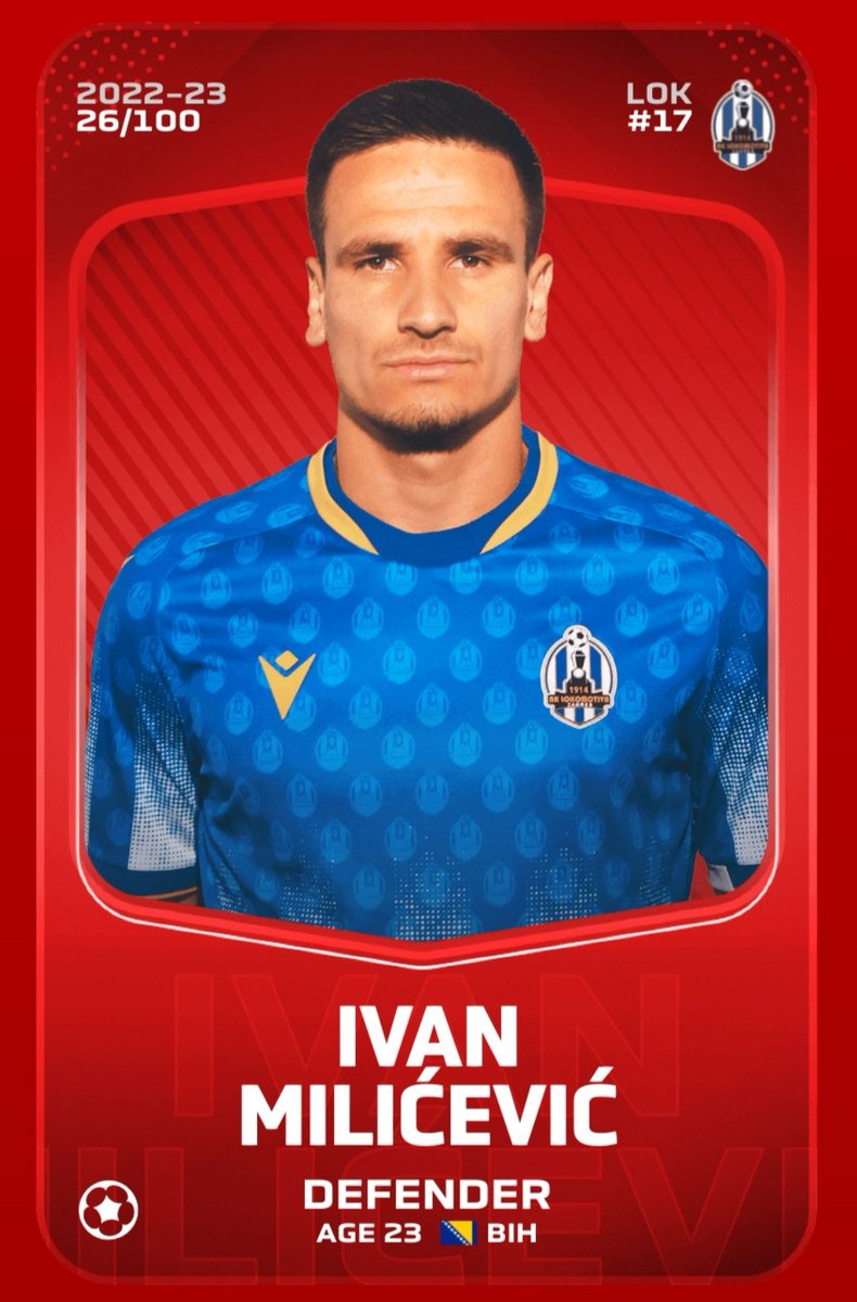 🎁 #freetipscout #Giveaway

Don't miss your chance to win a Rare 🟥 #Sorare card of Ivan Milicevic!

Enter:
✅ Follow @freetipscout
✅ Follow twitch.tv/freetipscout
✅ RT + Like 🔄❤️
⏰ Sat 22/04 @ 12pm UK

Not on Sorare? Get a FREE card with this link 🔗 sorare.pxf.io/freetipscout