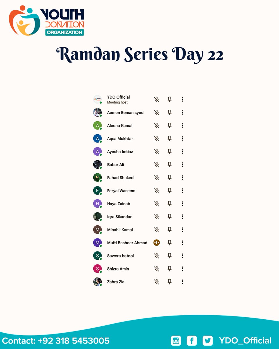 ydo_official's tweet photo. Ramadan Series Day 22 Review.
#YDO #ydoofficial #Ramadantalks2023 https://t.co/dzQgPuUxQJ