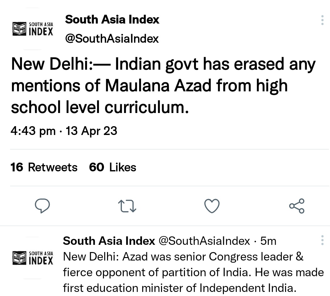 warzanAZRaj's tweet photo. Hey folks! It would be Better to look once again before denouncing the Founder's Vision of Two Nations Theory.Jinnah was very well mindful of the Hindutva Dominated Future of Indian Secularism.
1/2 https://t.co/IdTMbcg463