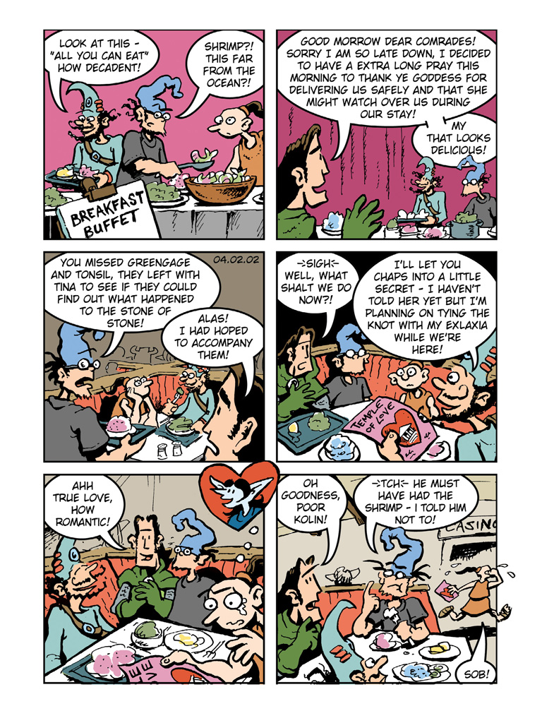 Pewfell's tweet photo. How much can you eat?
https://t.co/TuNkYdXo1Y
#book #comicstrip #dungeonsanddragons #dnd #pewfell #warriorprincess #swordandsorcery #epicfantasy #planeturf #fantasycomic #comicfantasy #chainmailbikini #vegas #breakfastbuffet #allyoucaneat #shrimp https://t.co/rGvgShxHMq