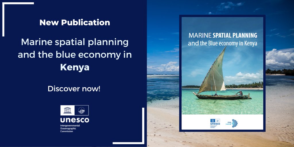IocUnesco's tweet photo. We are thrilled to launch our latest @mspglobal2030 publication on @UNESCO's digital library! 📚🌍 Discover expert insights on #MarineSpatialPlanning and the #BlueEconomy in #Kenya 🌊

Read+ 📌https://t.co/1xCY1d9Qr4

#ocean #BlueEconomy #SustainableDevelopment #PublicationLaunch https://t.co/brk0yK5RLX