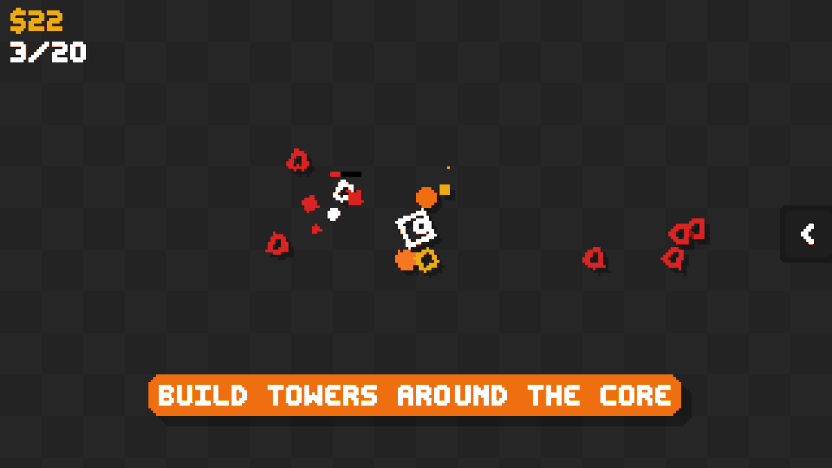 itchio's tweet photo. Torecower: Torecower is a arcade tower-defense minimalist game where you build automatic turrets to shoot enemies. 

https://t.co/Oe9SF32DNu https://t.co/bqk80h1okr