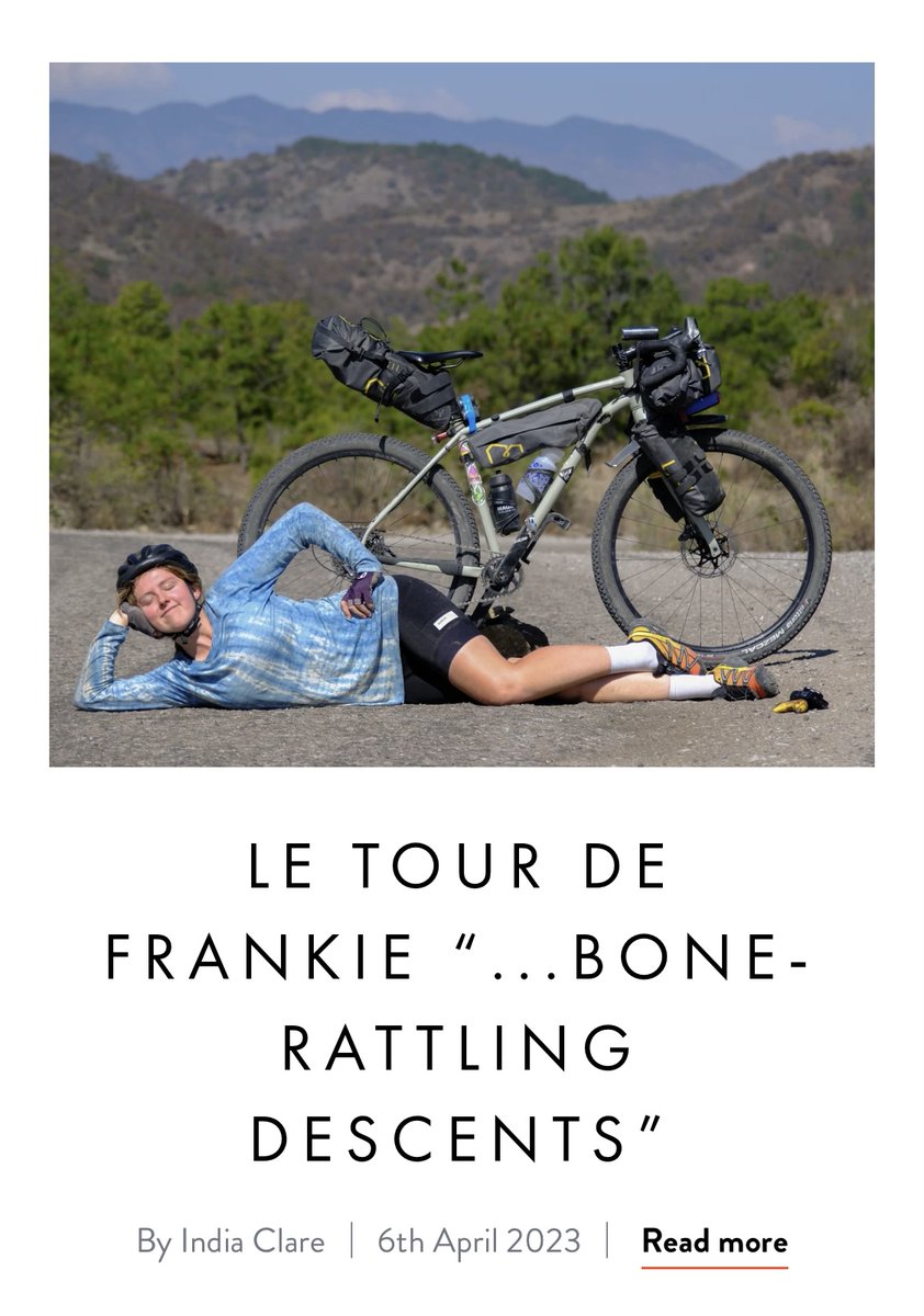 MASON_Cycles's tweet photo. Ignoring the soft warnings about rising temperatures, India and partner Stef are riding the Le Tour De Frankie, Mexico. With 800km, +12000m elevation, bone-rattling descents, and injury, their adventure is up on the blog page now>! https://t.co/jjsqonjHOc Photos: Stef #MASONISO https://t.co/IygFSkfOcu
