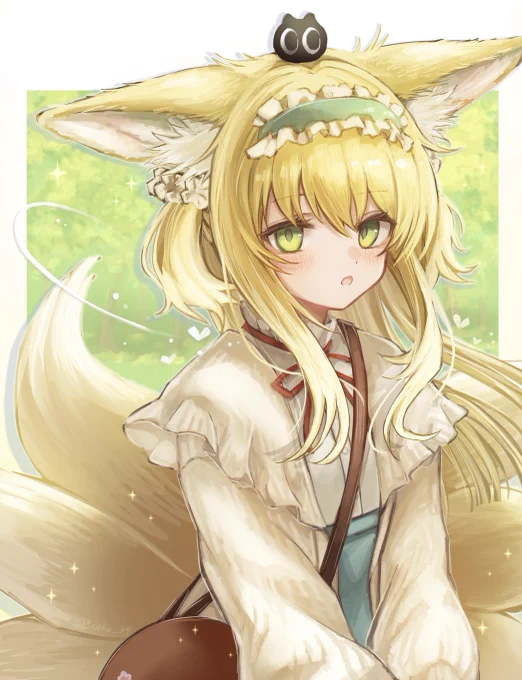 コラボコーデのスズランちゃん#アークナイツ #明日方舟 
