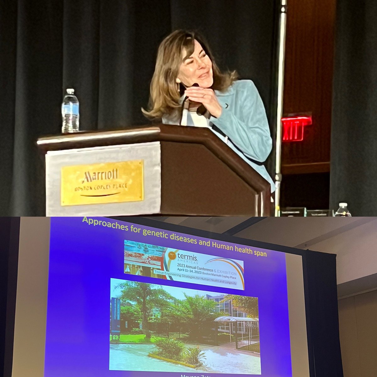 We welcome our last Plenary Speaker of the meeting Mayana Zatz. <a href="/Mayanazatz/">Mayana Zatz</a> is talking about approaches for genetic diseases and human health span #TERMISAM2023