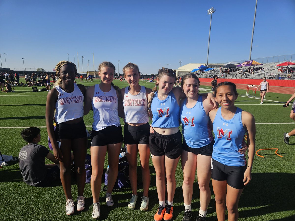 CoachKLozada's tweet photo. Day 2 4-5A district track meet! Hurdle PRs, Hurdle strong performances, Hurdle finals today, #HurdlePower
We'll eat em up, hawk em down, and show em what we do! I love these kids and am so proud of them!! @LadyPlainsmenTF @plainsmentrack @Monterey_Sports https://t.co/3ewG1clFuF