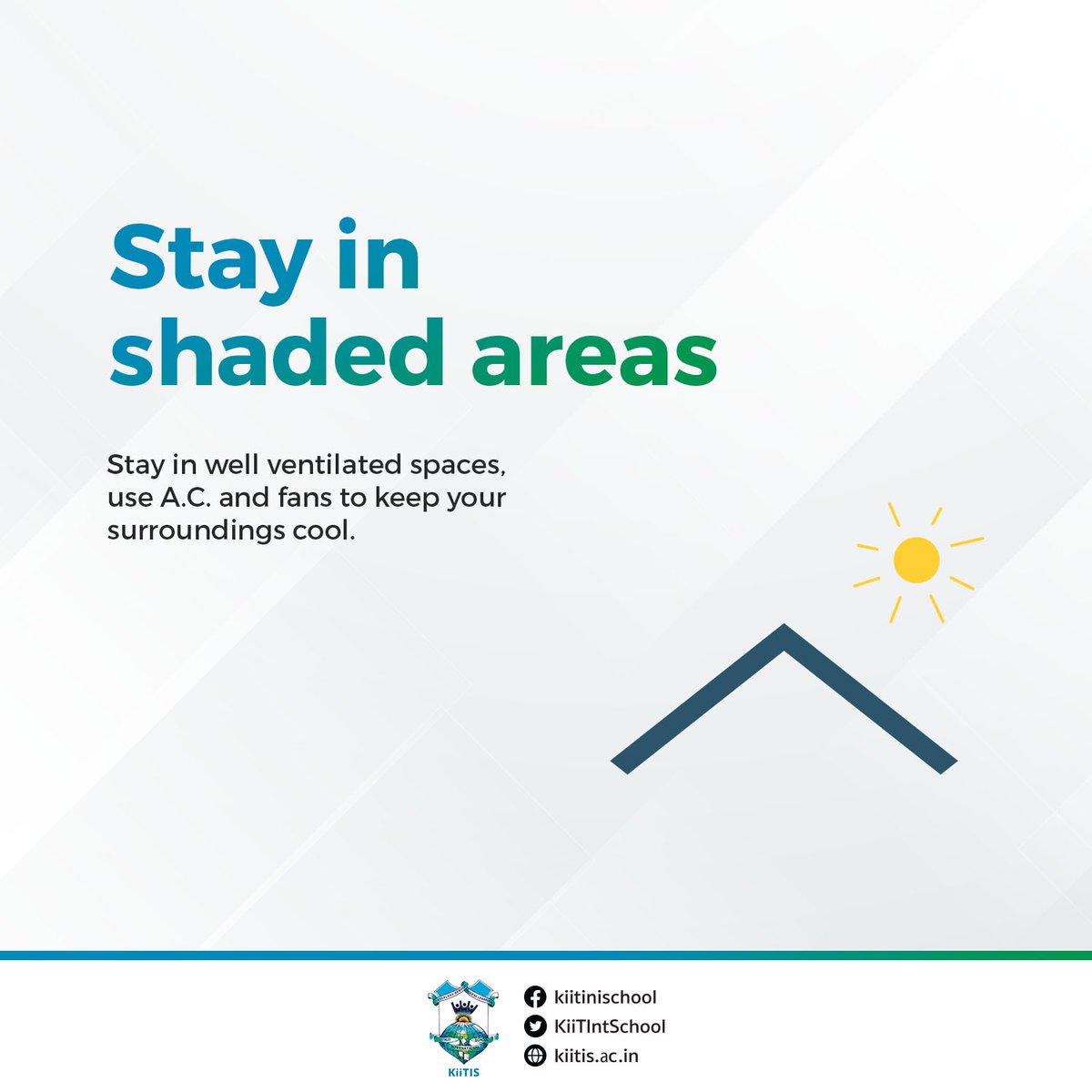 KiiTIntSchool's tweet photo. It’s a life-threatening condition, but preventive steps can be taken avoid it. Follow these hacks and stay cool!

#KiiTIS #summerhacks #avoidheatstroke #sunstrokekills #KiiTISbhubaneswar #heat #tips #preventionisbetterthancure https://t.co/bwZ4kw39yr