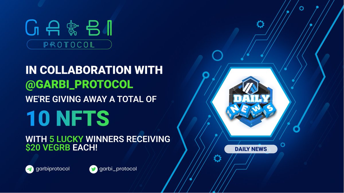 🎉 #GIVEAWAY from <a href="/garbi_protocol/">Garbi Protocol</a> 
Experience new features of Garbi for free with Give away event:
🏆Prizes:
🎁10 Pixil Saga NFTs 
🎁$100 $veGRB 

✅Follow us and @Garbi_protocol
✅ Like &amp; RT this post. 
✅ Tag 3 Friends

24 hours ⏰ 
#NFTGiveaway #NFTCommunity #NFTs #NFT #BTC