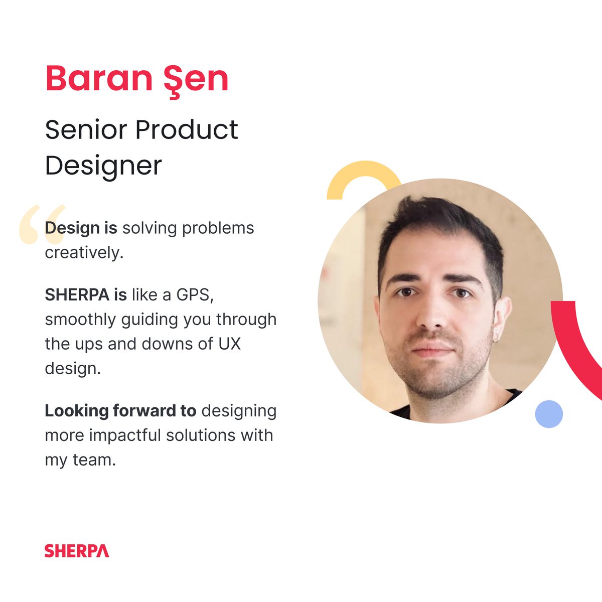 Let's hear it for Baran, the newest member of our team!

Welcome on board 😎