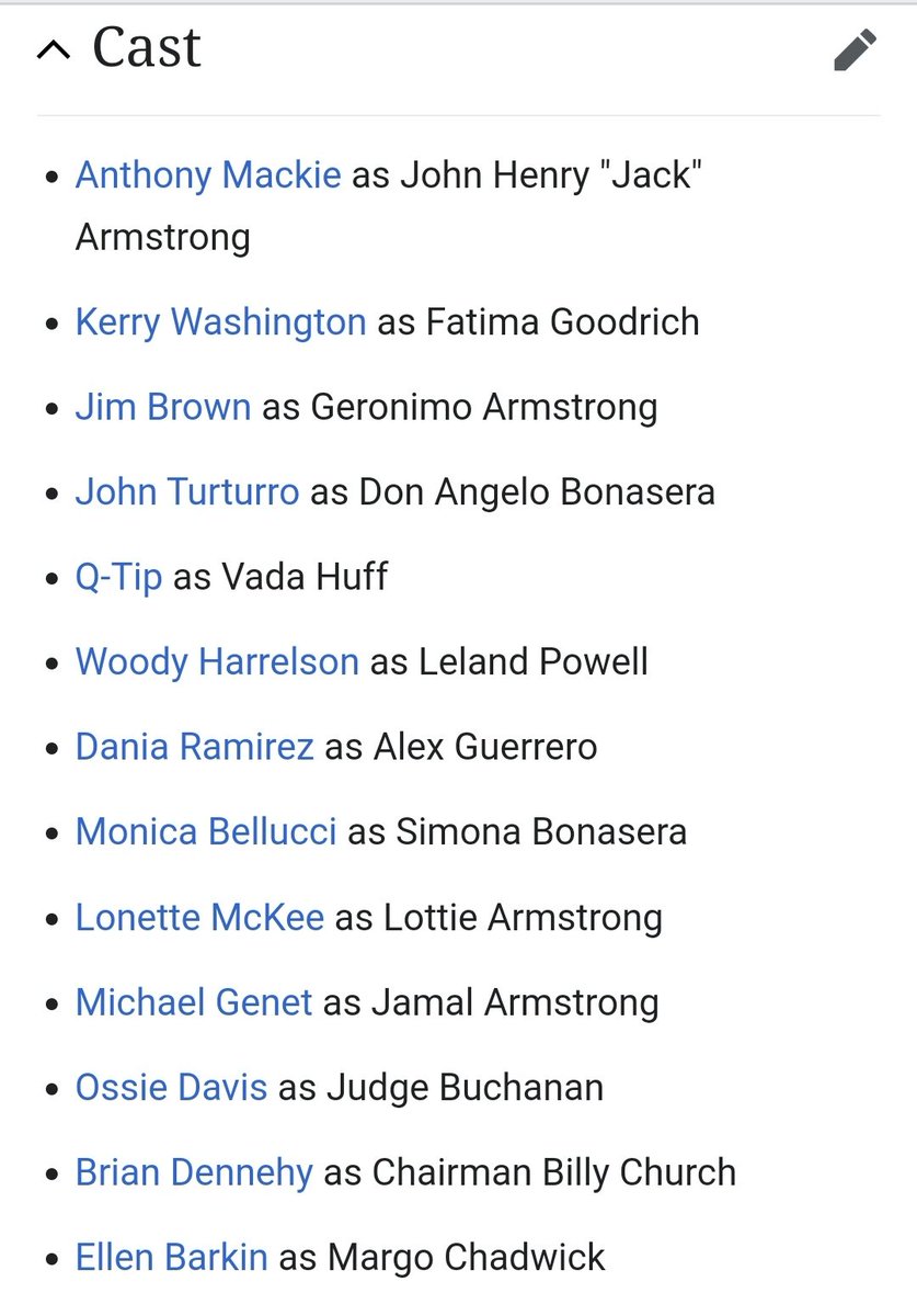 IlGlaz's tweet photo. It's a little mindblowing just how many early 2000s stars Spike Lee managed to get for #SheHateMe.
From Harrelson and Barkin, to NFL icon (and serial abuser) Jim Brown, from Turturro and Bellucci playing father and daughter, to Debbouze, Ejiofor and David "The Tin Drum" Bennent. https://t.co/fyRreD7q8s