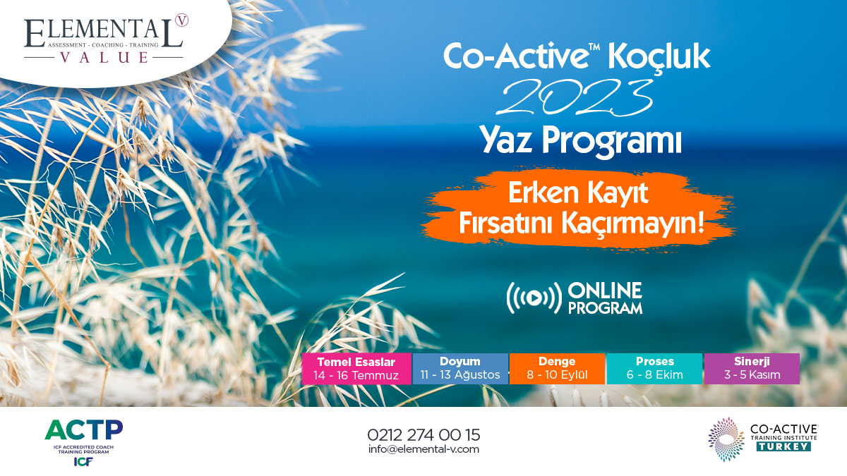 Co-Active Koçluk programı yaz serimizin tarihleri açıklandı! 🌞🌻💐
Detaylar için bize:
☎️ 0212 274 00 15 telefonundan
📩 info@elemental-v.com adresinden ulaşabilirsiniz!
#assessmentcenter #emotionalintelligence #coactivecoaching #coactive #coaching #certifiedcoaching