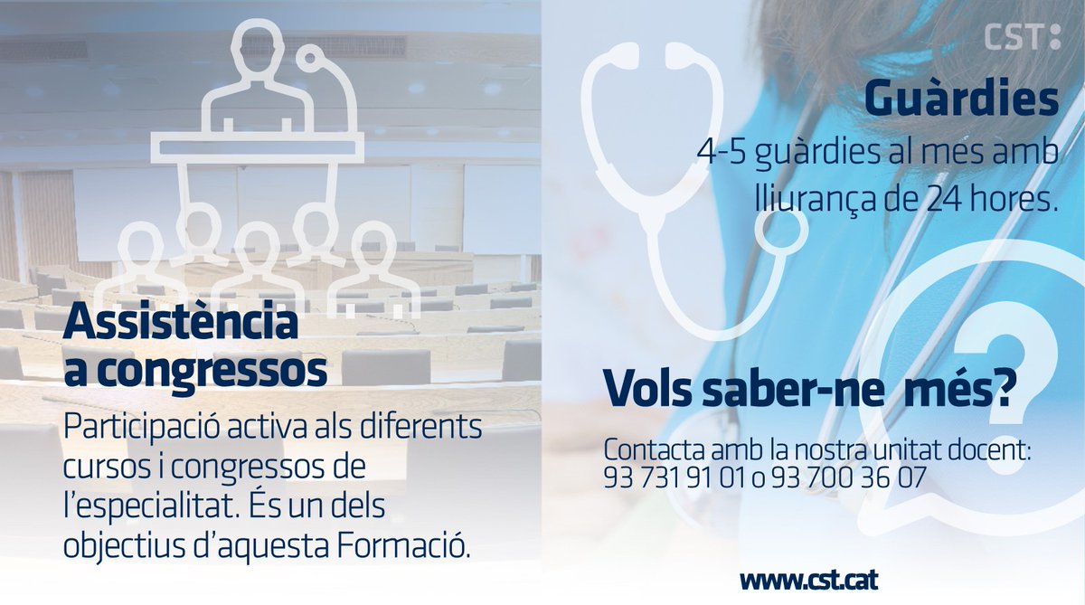 CSTerrassa's tweet photo. 👋🏽 Si ets resident i estàs pensant a especialitzar-te en #Nefrologia, coneix-nos i fes la residència amb nosaltres ❗️
📣Vols saber-ne més ❓
📱Contacta amb la nostra unitat docent 👉🏽
https://t.co/EhkTMpVdH7
#ResidentsCST #NefrologiaCST #CSTerrassa #HospitaldeTerrassa https://t.co/ABbLMZOKsr