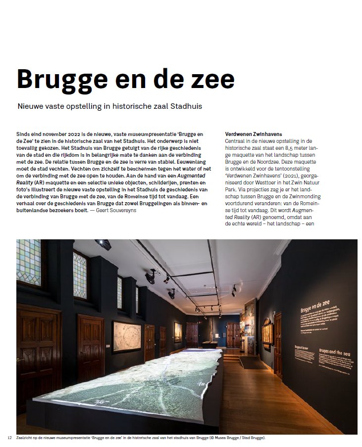 Jan Trachet (@jantrachet) on Twitter photo De AR-maquette die <a href="/ArcheoUGent/">Archeologie UGent</a> <a href="/Westtoer/">Westtoer</a> <a href="/timescope/">Timescope</a> maakten voor de expo #VerdwenenZwinhavens staat ondertussen al enkele maanden in de nieuwe opstelling '#Brugge en de zee'. Hoe ze daar terecht kwam lees je in het nieuwe #Magazine <a href="/MuseaBrugge/">Musea Brugge</a>
bit.ly/3MKxKk9 De AR-maquette die <a href="/ArcheoUGent/">Archeologie UGent</a> <a href="/Westtoer/">Westtoer</a> <a href="/timescope/">Timescope</a> maakten voor de expo #VerdwenenZwinhavens staat ondertussen al enkele maanden in de nieuwe opstelling '#Brugge en de zee'. Hoe ze daar terecht kwam lees je in het nieuwe #Magazine <a href="/MuseaBrugge/">Musea Brugge</a>
bit.ly/3MKxKk9