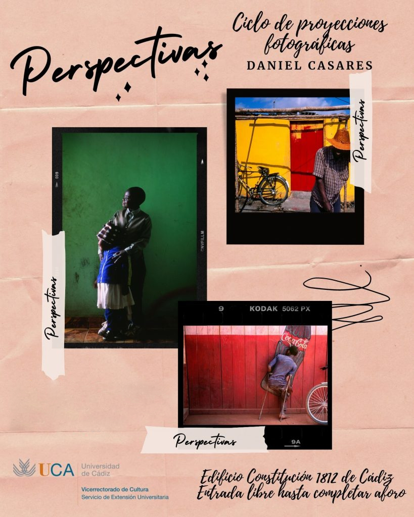 📸 El 1️⃣4️⃣ de abril, tendrá lugar la 3ª sesión del ciclo de proyecciones fotográficas “Perspectivas”, del fotógrafo Daniel Casares, en la Sala Bolívar del Edificio Constitución 1812 en el Campus de Cádiz.

🎟️ Acceso libre y gratuito: ow.ly/28u450NHQrp

#UniversidaddeCádiz
