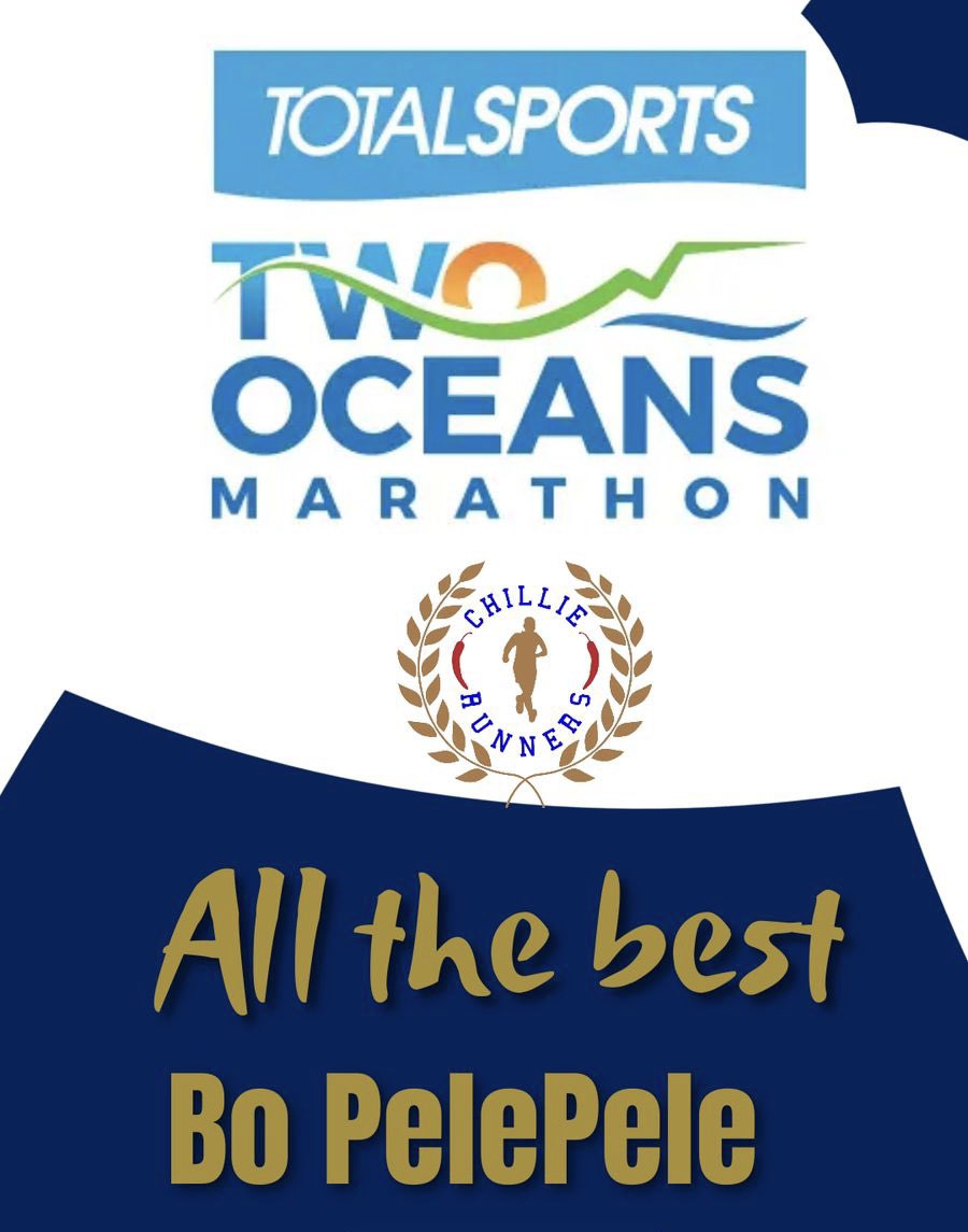 ChillieRunners's tweet photo. We would like to wish oPelePele, all runners that will be lining up for @2OceansMarathon all the best. 

Our Pace Setters 
Sub 5 ~ Indoda Yeskhwama 
Sub 5:45 ~ Wendy 
Sub 6 ~ Bra Jeff 
Gibela Wena!!! Unga sali 👊🏾 ungakhohlwa iPelePele iyababa
#UyababaPelePele #LifestyleChoices https://t.co/HigEs0BA1c