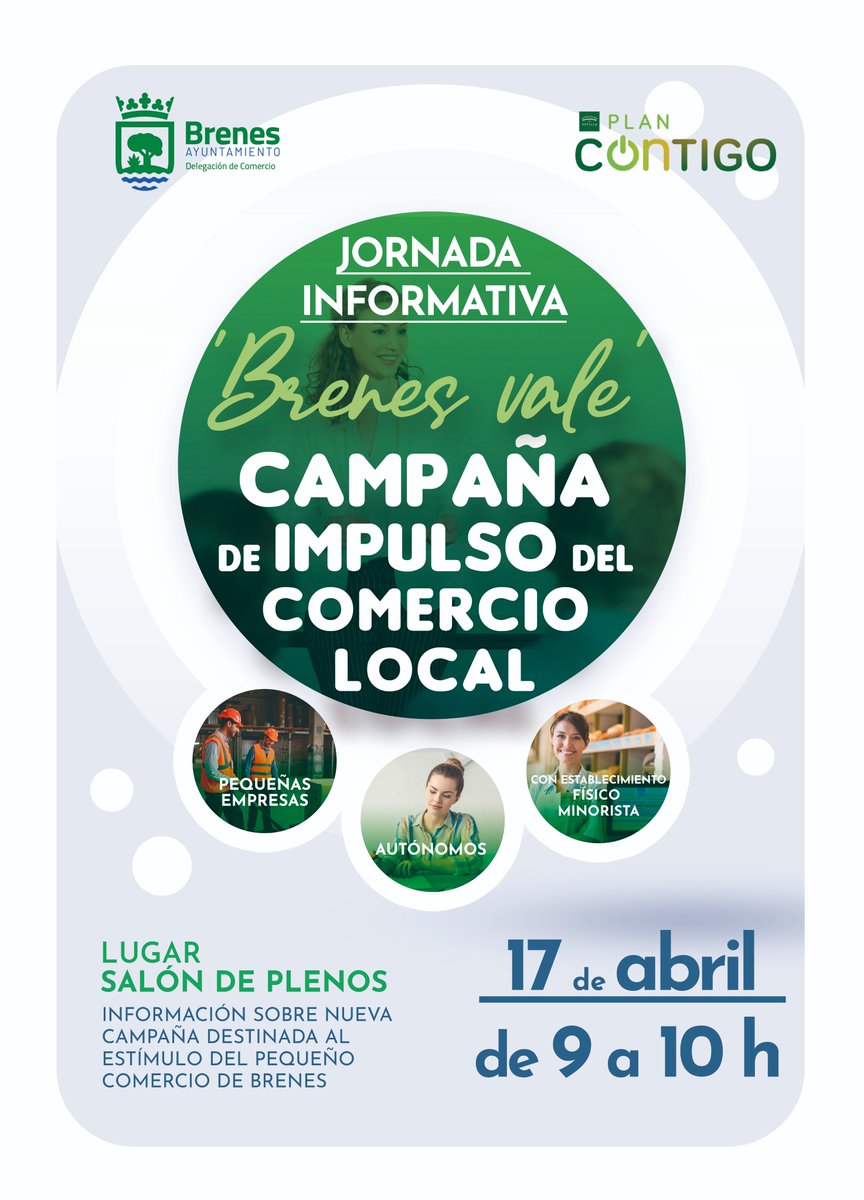 Ayuntamiento de Brenes (@aytobrenes) on Twitter photo #Comercio | ð·ð¥ððšð¡ðð¢Ìð¡ ðð¡ðð¢ð¥ð ðð§ðð©ð: ððð ð£ðð¡Ìð ðð ðð ð£ðšððŠð¢ ððð ðð¢ð ðð¥ððð¢ ðð¢ððð âðð¥ðð¡ððŠ ð©ðððâ
ð· Lunes 17 de abril
ð· a las 9:00 h
ð· Salón de Plenos del Ayuntamiento
Para comercios con establecimiento fÃsico minorista #Comercio | ð·ð¥ððšð¡ðð¢Ìð¡ ðð¡ðð¢ð¥ð ðð§ðð©ð: ððð ð£ðð¡Ìð ðð ðð ð£ðšððŠð¢ ððð ðð¢ð ðð¥ððð¢ ðð¢ððð âðð¥ðð¡ððŠ ð©ðððâ
ð· Lunes 17 de abril
ð· a las 9:00 h
ð· Salón de Plenos del Ayuntamiento
Para comercios con establecimiento fÃsico minorista