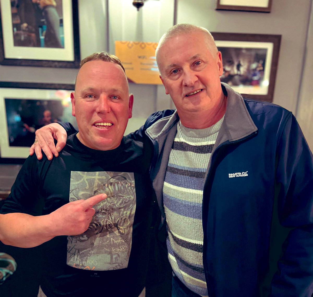 Great to meet this absolute #Diamond at <a href="/EverymanCork/">The Everyman</a> last night. Actor, comedian, ex-criminal &amp; total #gent Willa White. "The Examination" by <a href="/Brokentalkers/">Brokentalkers</a> is a #masterpiece - see it if you get a chance #theatre - thanks to <a href="/JamesLeonard85/">James Leonard</a> from @2NorriesPodcast for the pic