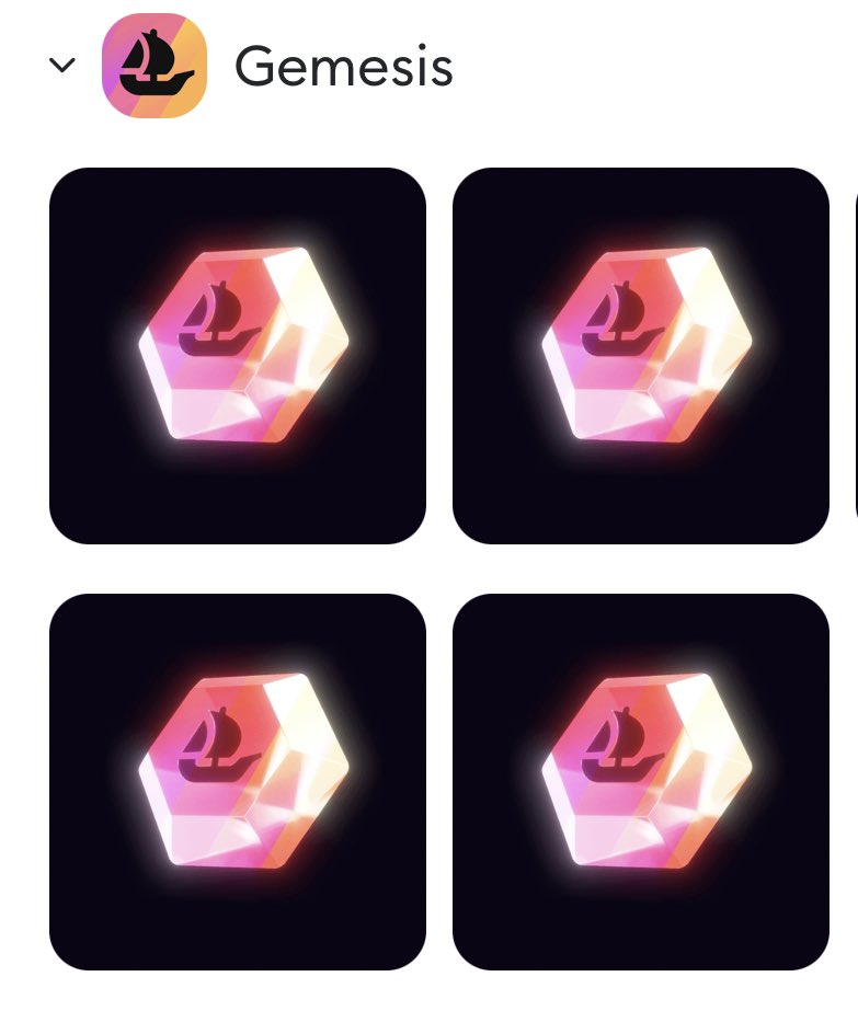 Had to grab some gems 💎 from the store. Try to sprinkle these #gemesis in your lives. This thing gonna take off. Opensea #NFTs can’t go wrong. 

Picked them at 0.032 ETH yesterday it kissed around 0.21 #ETH 

How wrong can you go with them?  Grab them now.