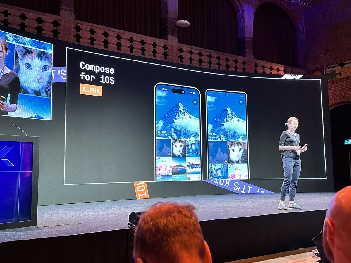 Compose is coming to iOS — Alpha announced today. A HUGE milestone for making shared mobile UIs a reality in the Kotlin ecosystem. Using the APIs you already know from Jetpack Compose!