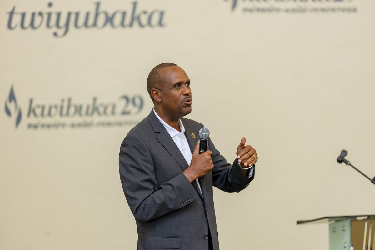RwMountainTea's tweet photo. Yesterday's ceremony was a poignant reminder of the devastating impact of the genocide against Tutsi in 1994. We must strive to never forget and work towards a world where such atrocities never happen again. Let us honor the victims by promoting a message of peace and unity. https://t.co/Yzu3qKhuSf
