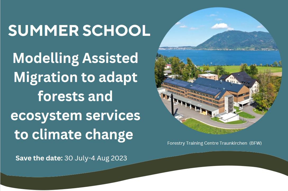 Are you an MSc or Ph.D student with research around forests or related fields? Register for this Summer School to learn about Assisted Migration of forests in #climatechange, with a focus on models to guide decision support. ✅ bit.ly/3ZUvEkh @IUFRO @GlobalLF @CIFOR