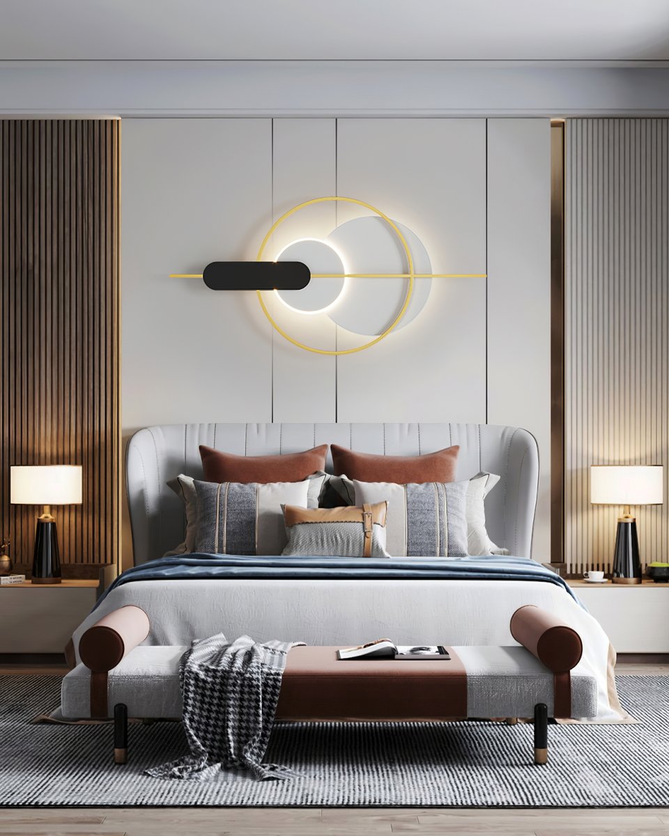 mooielight's tweet photo. Simple design, round wall lamp. Indirect ambient light appears soft and creates shadows on the wall depending on how the discs are placed. Stable light, soft light without glare.

https://t.co/75dJUo76pe

#Mooielight #Walllight #Walllamp #smalldiningroom #art #design https://t.co/HDbCUY3Wu1