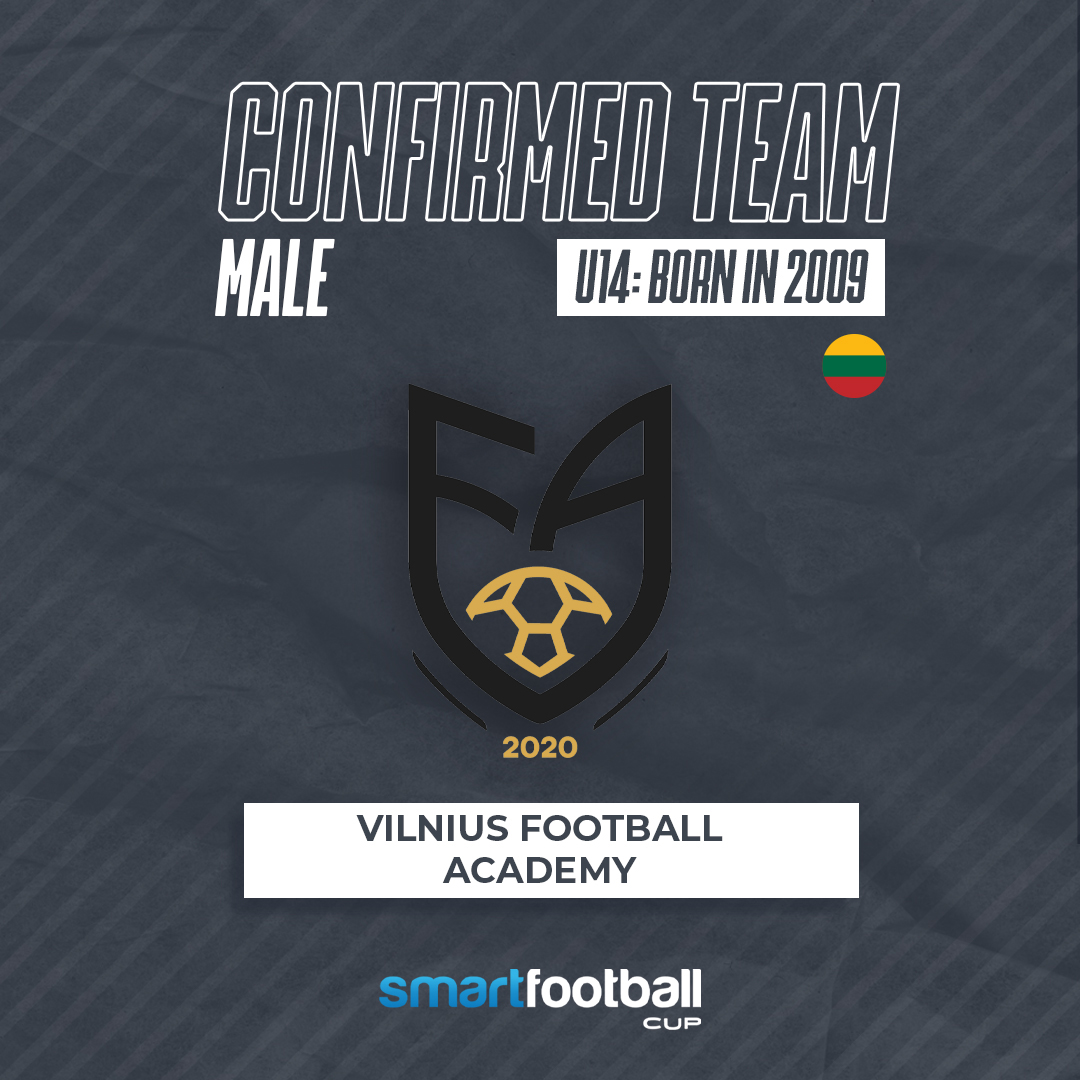📣CONFIRMED TEAM📣 
VILNIUS FOOTBALL ACADEMY🇱🇹 confirms its attendance in the U14 Male Category⚽ 
-    
📣EQUIPO CONFIRMADO📣
La VILNIUS FOOTBALL ACADEMY🇱🇹 confirma su asistencia en la Categoría masculina SUB14⚽
